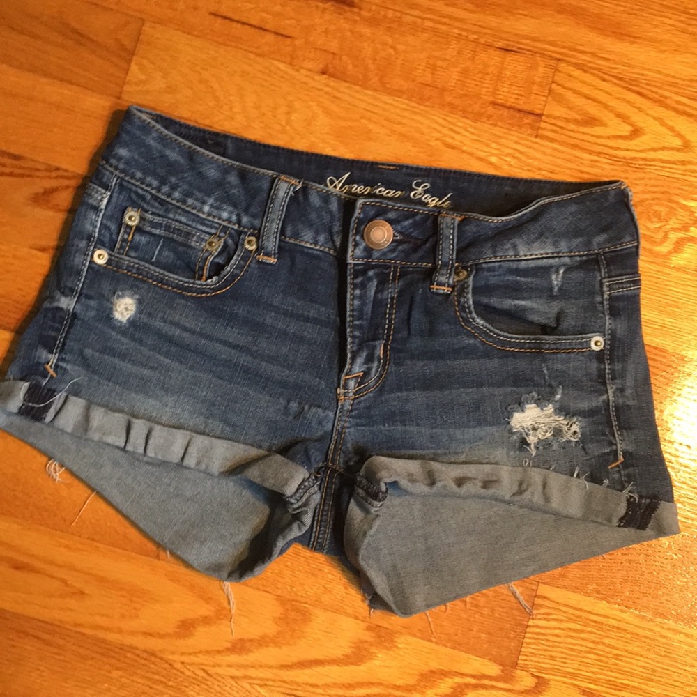 Dark Wash Jean Shorts